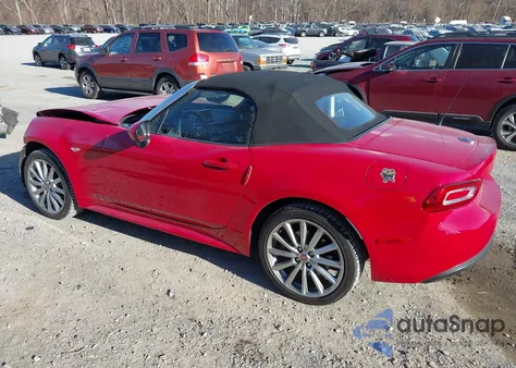 2017 Fiat 124 Spider Lusso from USA, damaged, VIN JC1NFAEK7H0127535